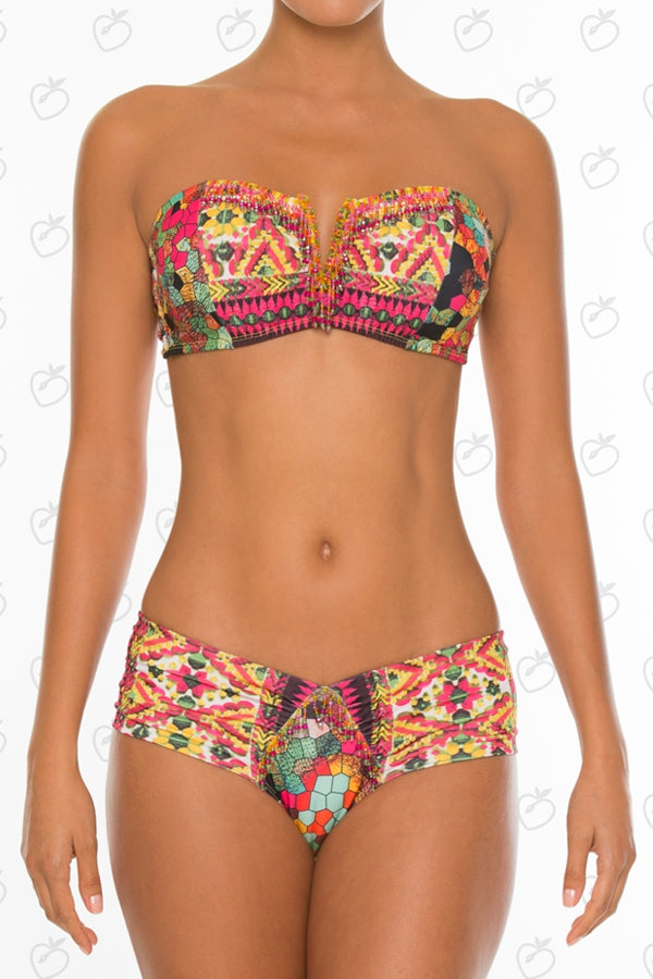 Azteca Bandeau Bikini Set