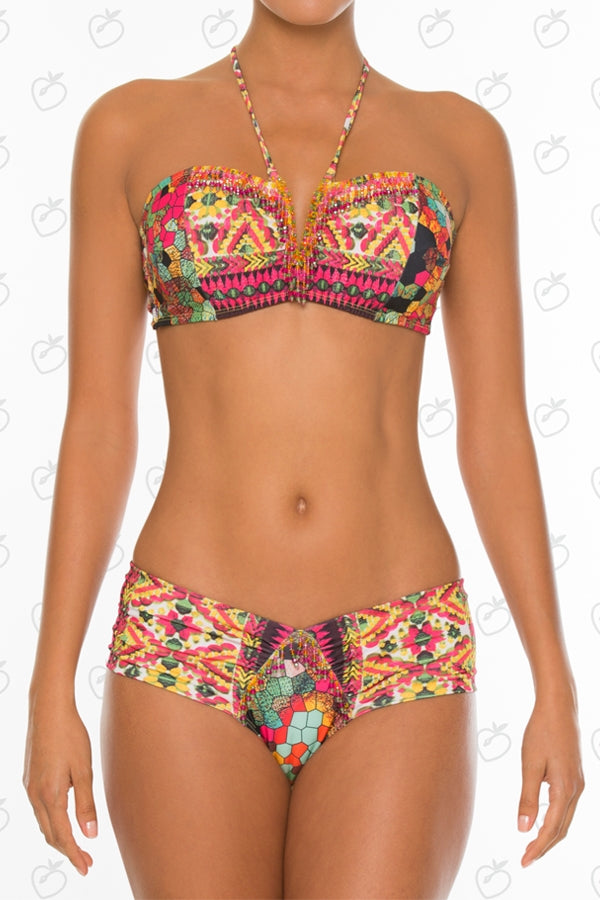 Azteca Bandeau Bikini Set