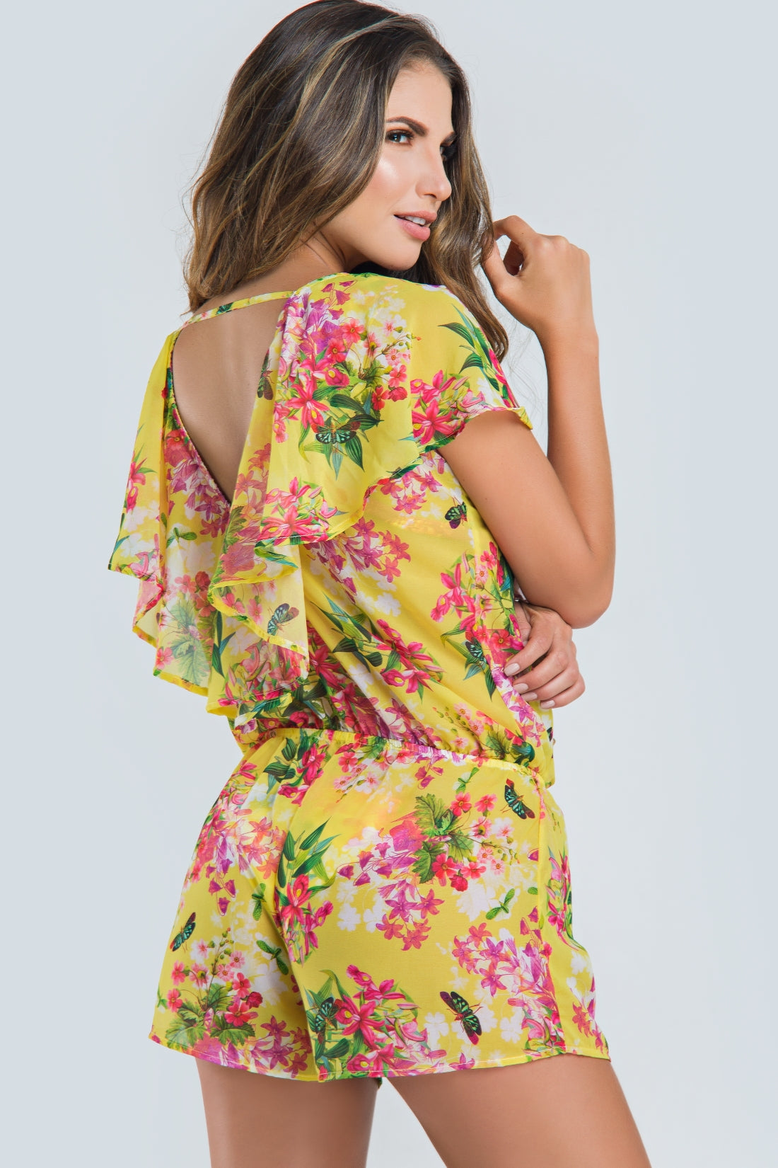 Bug Party Romper Cover Up